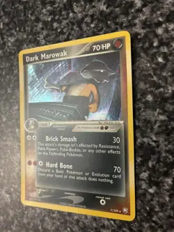 Dark Marowak 7/109 Holo Rare Team Rocket Returns Pokemon Card LP/NM - Image 2