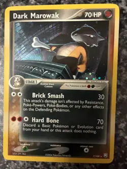 Dark Marowak 7/109 Holo Rare Team Rocket Returns Pokemon Card LP/NM - Image 3