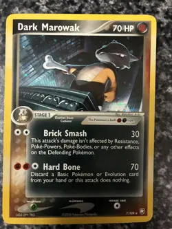 Dark Marowak 7/109 Holo Rare Team Rocket Returns Pokemon Card LP/NM - Image 4