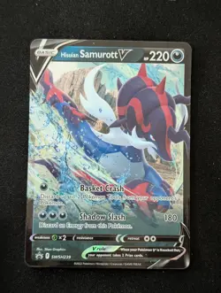 Hisuian Samurott V SWSH239 Promo SWSH: Sword & Shield Promo Cards Holo SWSD - Image 1