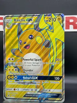 Raichu GX SM90 JUMBO CARD Pokemon TCG Black Star Promo Oversized - Image 1
