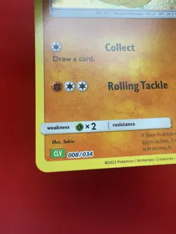 Pokemon Card Sandshrew 008/034 Holo English Venusaur Deck Classic NM #712 - Image 4