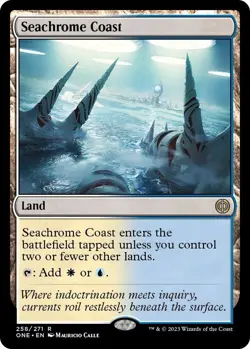 NM Seachrome Coast, MTG, Phyrexia: One, Magic the Gathering, 258 - Image 1