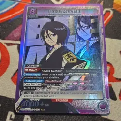 Union Arena Bleach Rukia Kuchiki SR Holo Action Card 4 Cost 4000+BP - Image 1