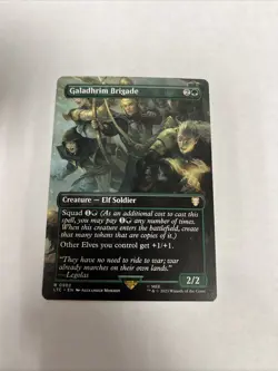 Galadhrim Brigade Borderless Nonfoil Card #0502 MTG LP - Image 1