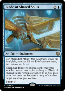 NM Blade of Shared Souls, MTG, Phyrexia: One, Magic the Gathering, 42 - Image 1