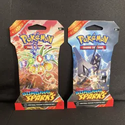 Pokemon Surging Sparks Sleeved Booster Pack X2 Brand New Sealed Cards Random Art - Image 1