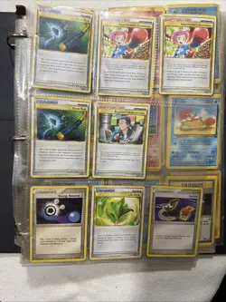 Pokemon Card Lot on a Folder. Lots of Cards - Image 1