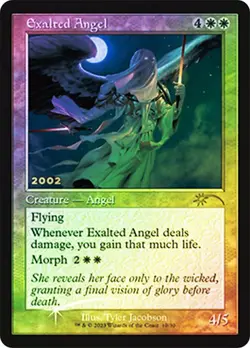 Magic The Gathering MTG EXALTED ANGEL FOIL 30th Anniversary Promos NM Near Mint - Image 1