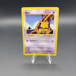 Pokemon Card - Base 43/102 - ABRA (common) **Shadowless** - Image 1