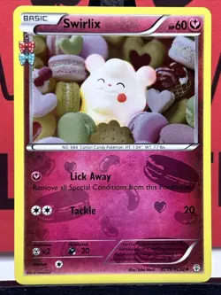 Swirlix RC19/RC32 Generations: Radiant Collection Uncommon Holo Pokemon Card - Image 3