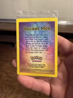 Pokemon Ancient Mew Factory Sealed Promo Pokemon 2000 Movie Pokemon Card Mew - Image 1