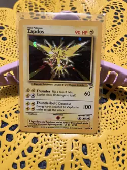 Pokemon Base Set 2 Holo Raichu, Nidoking, Zapdos Lot English Cards - Image 3