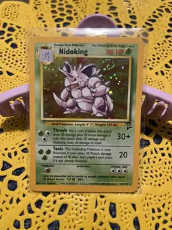 Pokemon Base Set 2 Holo Raichu, Nidoking, Zapdos Lot English Cards - Image 4