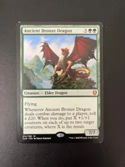 MTG- Ancient Bronze Dragon x1 - Commander Legends: Baldur's Gate - Image 1