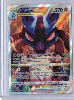 Lucario VSTAR SWSH291 Holo SWSD Sword & Shield Promo Pokemon - NM - Image 1