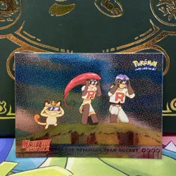 1999 Pokemon (Mewtwo Strikes) #12 (Nefarious Team Rocket) holo Black logo NM - Image 1