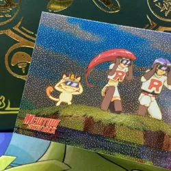 1999 Pokemon (Mewtwo Strikes) #12 (Nefarious Team Rocket) holo Black logo NM - Image 3