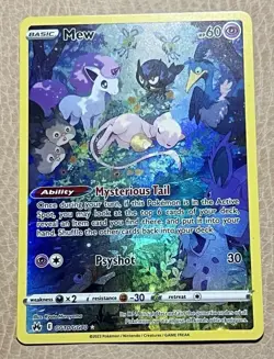 Pokemon Mew Galarian Gallery Crown Zenith GG10/GG70 Holo Near Mint TCG - Image 2