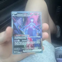 Pokemon Team Rocket's Mewtwo EX 231/182 DRI EX 280 HP Holo Psychic Basic - Image 4