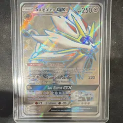 The Pokemon Company Solgaleo GX 143/149 SM Base Ultra Rare Full Art Holo 250 HP - Image 1