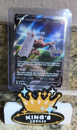 Conkeldurr V (Alternate Full Art) 074/078 Pokemon GO Holo - Image 1