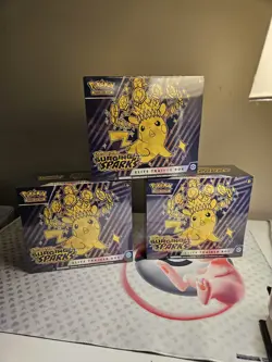 Pokemon Surging Sparks ETB Sealed. set of 3 - Image 1