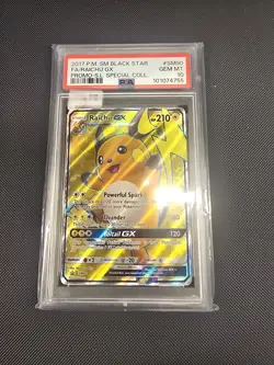 PSA 10 Raichu GX SM90 Black Star Promo Pokemon TCG 2017 Shining Legends - Image 1