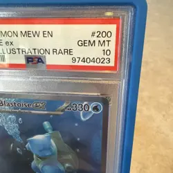 2023 Pokemon SV 151 EN Blastoise Ex Special Illustration Rare #200 PSA 10 - Image 2