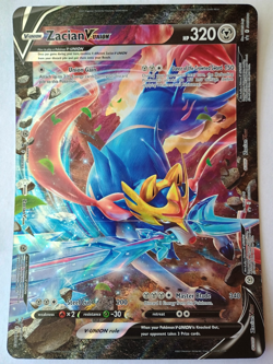 Zacian V Union - SWSH165 Black Star Promo Pokemon - JUMBO - Image 1