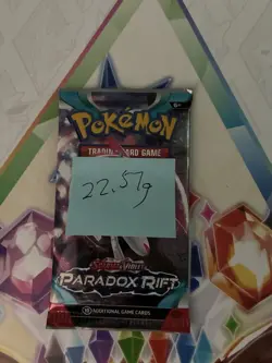 22.57g Extremely HEAVY - Pokemon TCG S&V Paradox Rift Booster Pack Sealed - Image 2