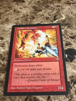 WILDFIRE EMISSARY Magic the Gathering MTG Mirage MP - Image 1