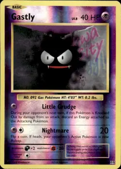 Pokemon Reverse Holo Gastly XY - Evolutions 47/108 LP - Image 1