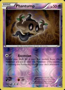 Pokemon Reverse Holo Phantump XY - BREAKpoint 64/122 LP - Image 1