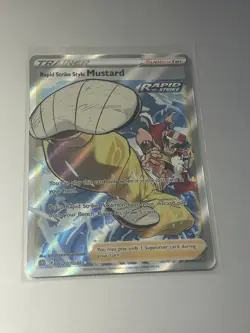 Rapid Strike Style Mustard TG27/TG30 - Brilliant Stars - Ultra Rare Pokemon NM - Image 1