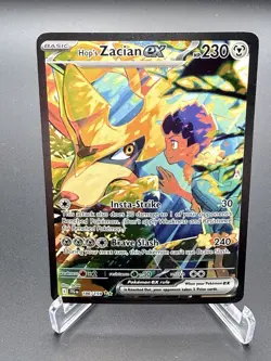 Pokemon Journey Together Hop's Zacian ex #186/159 SIR NM - Image 1