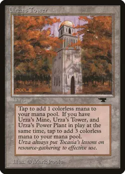 Urza's Tower (forest) - Antiquities - MTG - LP - Image 1
