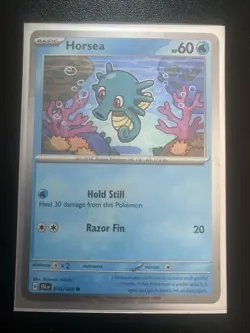 Horsea 10/64 Pokemon TCG S&V Promo Common Cosmos Holo NM - Image 1