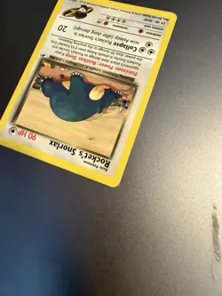 Pokemon TCG - Rocket's Snorlax 33/132 Unlimited Rare - Gym Heroes - LP - Image 5