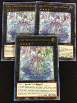 Yugioh Rillona, The Wonderous Magistus Witch LIOV-EN042 1ST ULTRA x3 (NM) - Image 1