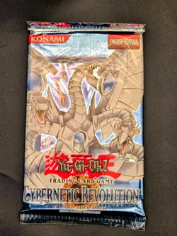 YuGiOh "CYBERNETIC REVOLUTION" Factory Sealed Booster Pack RARE!! - Image 1