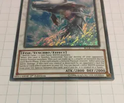 White Aura Whale BLLR-EN020 LP Secret Rare 1st Edition YuGiOh Light's Revenge - Image 2