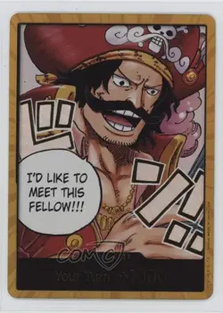 2025 One Piece Carrying on His Will OP13 English DON!! (Gol DRoger Gold) - Image 1