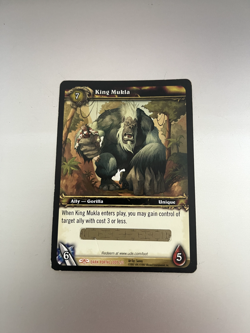 World of Warcraft - WOW TCG - King Mukla - Not Used - Unscratched - Loot - Image 1