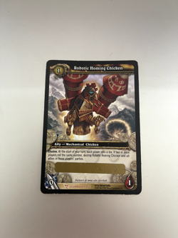 World of Warcraft - WOW TCG - Robotic Homing Chicken - Not Used - Unscratched - - Image 1