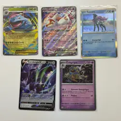 Pokemon Card Lot (5 Cards) - Vintage Modern Hyper Ultra IR SIR Reverse Holo Rare - Image 1