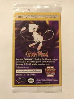 Pokemon TCG Dragonite Black Star Promo Card #5 Sealed - Image 1