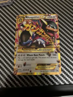 Pokemon TCG M Kangaskhan EX Flashfire Holo Gold Secret Rare Card 109/106 HP - Image 2
