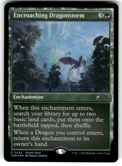 Encroaching Dragonstorm - Foil - Promo Pack MTG - Image 1