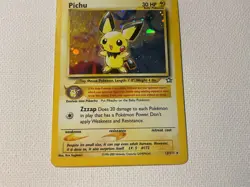 Pichu 12/111 Neo Genesis 30 HP Holo Rare Unlimited Pokemon Card - Image 3